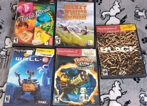 Lot Of 5 Vintage Playstation 2 Games All Tested Works Great